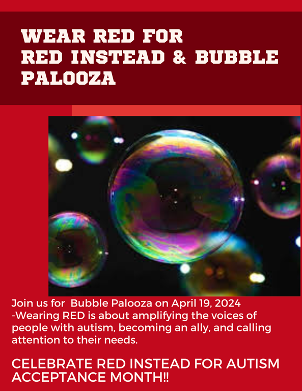 Join us for Red Instead - Bubble Palooza